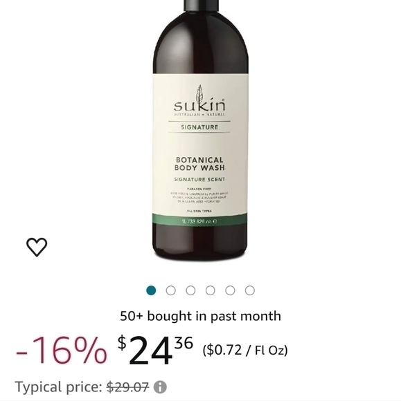 Sukin - Botanical Body Wash Original Scent - 33.8 fl. oz - Picture 5 of 5